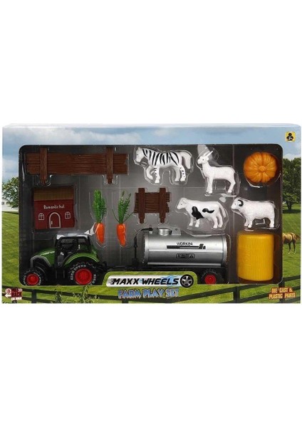 02557 Maxx Wheels Çiftlik Seti 12 Parça -Sunman indirimleri