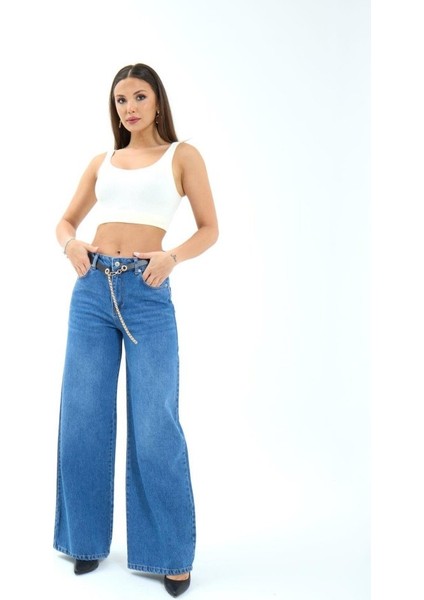 7398 Kot Pantolon-Mavi