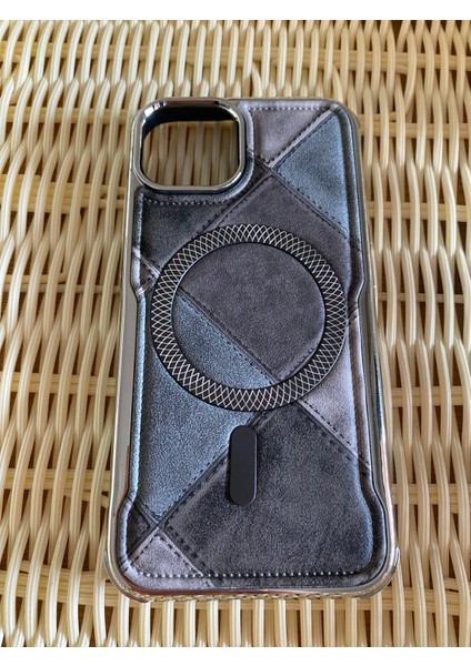 Apple Iphone 13/14 Uyumlu Deri Görünümlü Magsafe Özellikli Kılıf