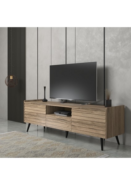 Hunerika Sorvina 2 Kapak Tek Çekmece Tv Ünitesi-Pera-Minifiks Bağlantı