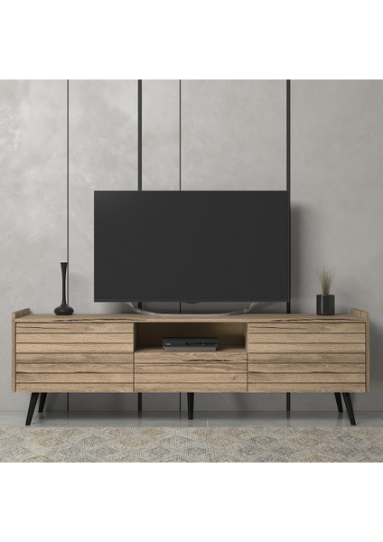 Hunerika Sorvina 2 Kapak Tek Çekmece Tv Ünitesi-Pera-Minifiks Bağlantı fiyatları