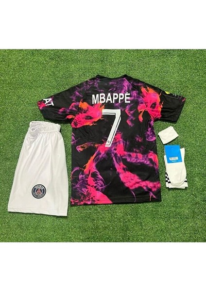 P.s.g 2023/24 Yeni Sezon Kylian Mbappé Eyfel Kuleli Konsept Çocuk Forması 4'lü Set