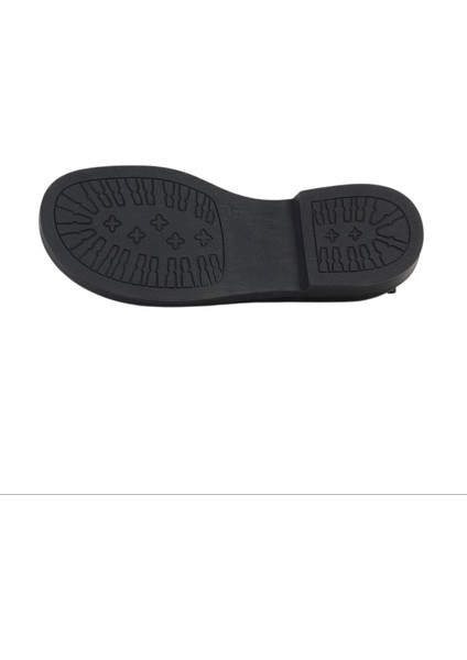 Siyah Deri Kadın Az Topuklu Ayakkabı 01WF2005 01WF2005 indirimleri