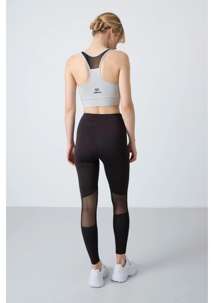 Siyah Esnek Standart Fit Performans Kadın Tayt Takım 95331 fiyatları
