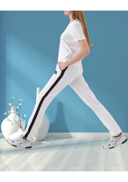 xint Kadın Regular Fit Normal Lastikli Bel Yan Cepli Pamuklu Sweat Pantolon fırsatları