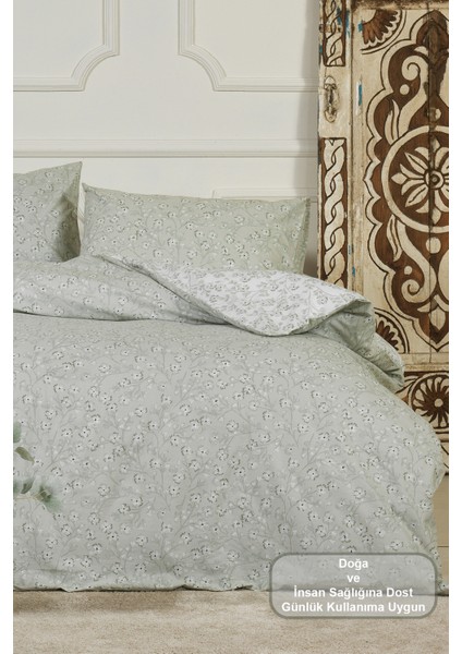 Jasmin Nevresim Takımı Tek Kişilik (160X220 Cm) Yeşil fiyatları