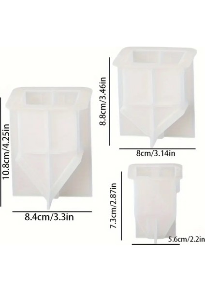 Yılbaşı Evleri Kış Evi Christmas Silikon Mum Kalıbı 3_lü Seti fiyatları