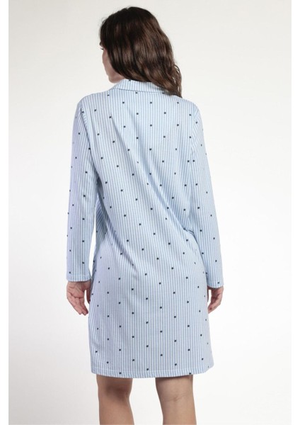 61443 Mavi Yıldızlı Gecelik fırsatları