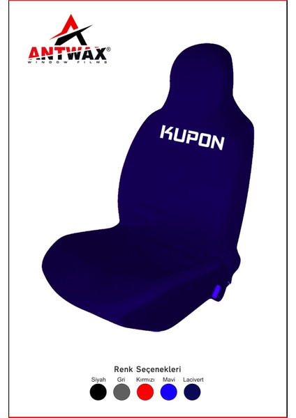Kupon Temalı Tüm Araçlara Uyumlu Ön+Arka Koltuk Kılıfı