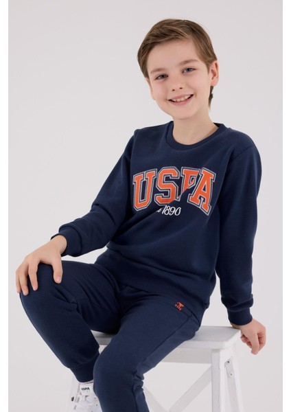 Erkek Çocuk Uspa Since 1890 Kalın 3 Iplik Uzun Kollu Eşofman Takım fiyatları