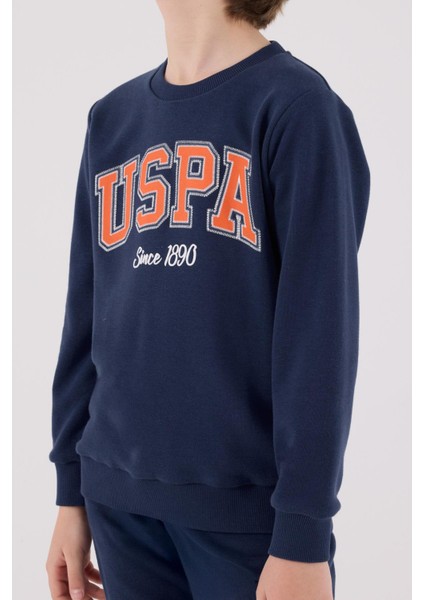 Erkek Çocuk Uspa Since 1890 Kalın 3 Iplik Uzun Kollu Eşofman Takım fırsatları