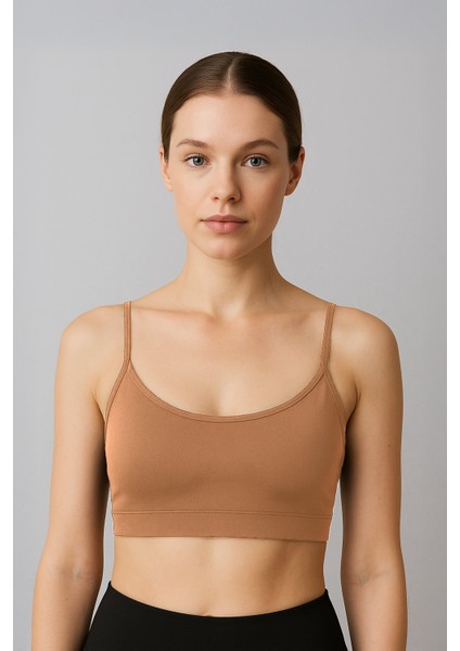 Kadın Ince Askılı Pedli Basic Sporcu Atlet 5 Adet indirimleri