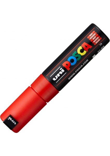 Uniball Posca ( 8.0 ) Su Bazlı Poster Markörü Kırmızı