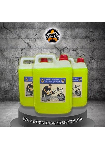 5 Litre Konsantre Cilalı Oto Şampuanı – Ekonomik ve Güçlü Temizlik
