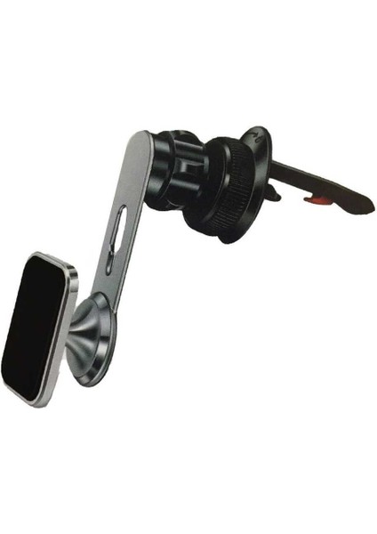 Manyetik Metal Araç Telefon Tutucu – 360° Döner, Güçlü Mıknatıs, Şık Tasarım