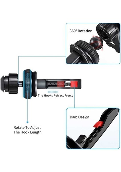 Manyetik Metal Araç Telefon Tutucu – 360° Döner, Güçlü Mıknatıs, Şık Tasarım fiyatları