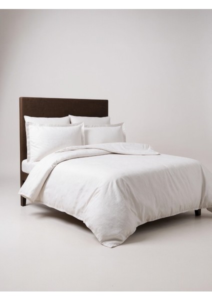 Ornament Çift Kişilik Jakarlı Pamuk Saten Nevresim Takımı – Lüks, Yumuşak Dokulu