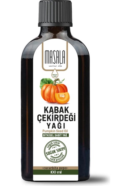 Kabak Çekirdeği Yağı Soğuk Pres Doğal 100 ml Sağlıklı Yağ Alternatifi