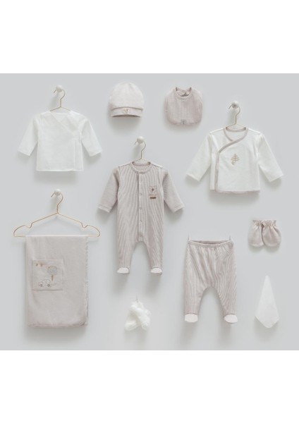 Hello Forest %100 Pamuk 10 Lu Hastane Çıkış Seti Gri CRML.GRİ.ZE1949