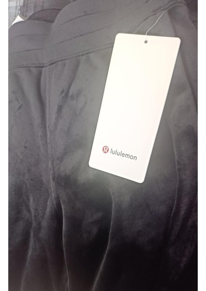 Lululemon Scuba Orta Katlı Geniş Paça Kadife Pantolon , Kadife Eşortman Altı indirimleri
