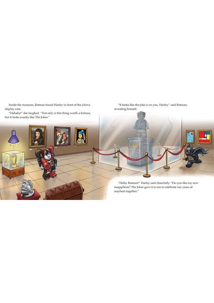 (R) Dc Super Heroes (Tm): Batman Vs. Harley Quinn (With Batman (Tm) And Harley Quinn (Tm) Minifigures, Pop-Up Play Scenes And 2 Books) fırsatları