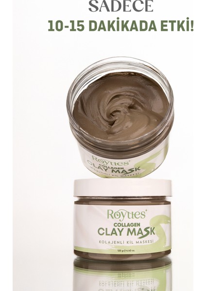 Kolajen Kil Maskesi - Leke ve Siyah Nokta Giderici - Collagen Clay Mask - 125 gr indirimleri