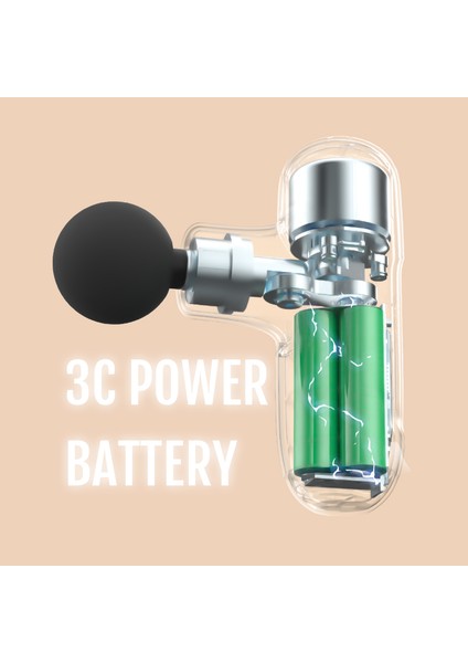 Şarjlı 5 Başlıklı 5 Kademeli Titreşimli Çantalı Profesyonel Mini Masaj Tabancası Q1 fiyatları