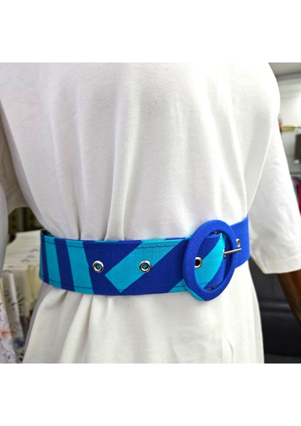 Mavi Halka Tokalı Hafif Hesaplı Kadın Pantolon Kemeri, Ceket Kemeri, Elbise Kemeri, Gömlek Kemeri fırsatları
