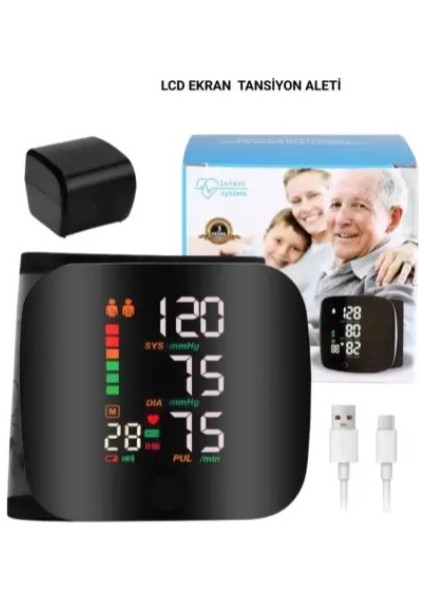 Renkli LCD Ekranlı Bilekten Tansiyon Aleti – Taşınabilir ve Kolay Kullanım Tansiyon Aleti fırsatları