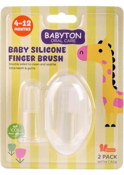 Set Ikili Silikon Parmak Fırça - Doğal Diş Jeli fiyatları