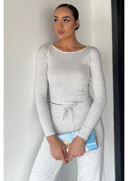 Kadın Likralı Slim Fit Basic Body Bluz P-00018605