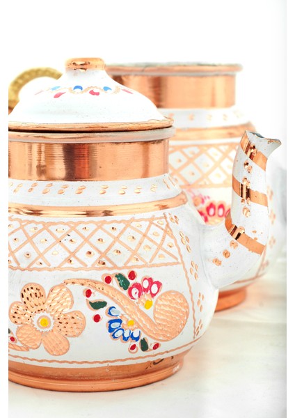 Erzincan Işleme Bakır Büyük Boy Çaydanlık modelleri