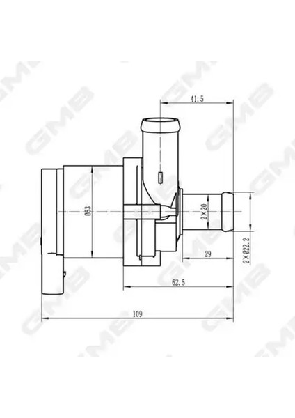 GEWVW002 Ek Su Pompasi 7H0965561 8E0965559
