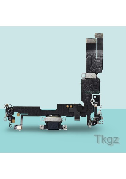 Apple Iphone 14 Plus Full Şarj Soketi Filmi Flex Orjinal (Siyah)