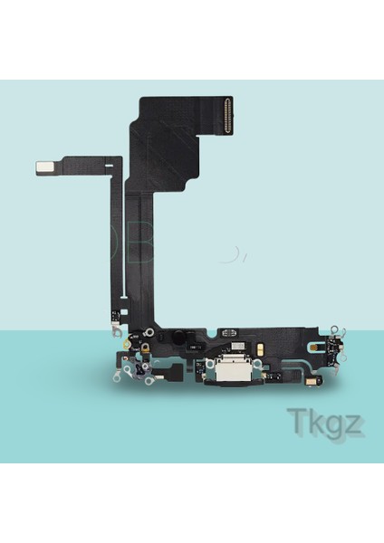 Apple İphone 15 PRO MAX Full Şarj Soketi Filmi FLEX Orjinal (SİYAH)