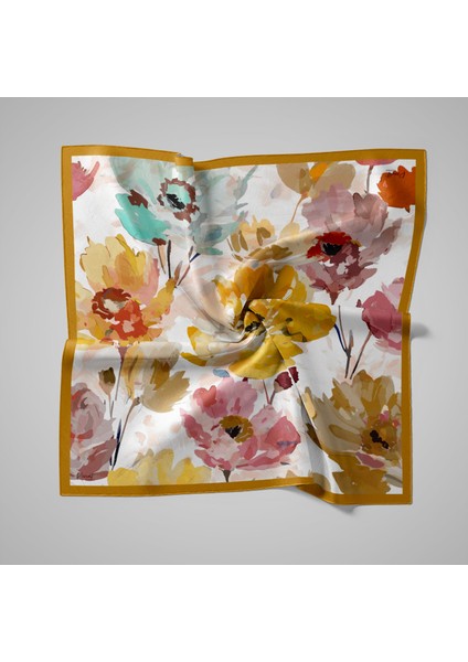 Coolness Viscon Eşarp | Masalsı Çiçek