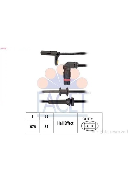 210185 Abs Sensoru On 131615 A0065429318 A2049052805