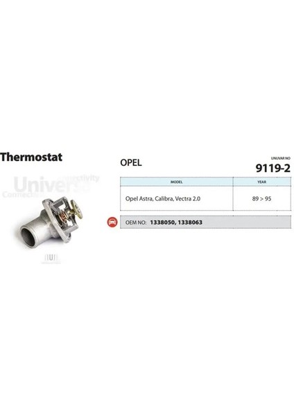 91192 Termostat 1338050 1338063