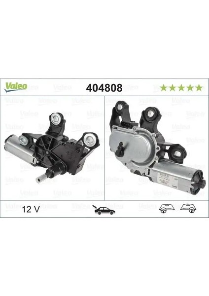 404808 Silecek Motoru Arka 7E0955711B 7E0955711D 7H0955711