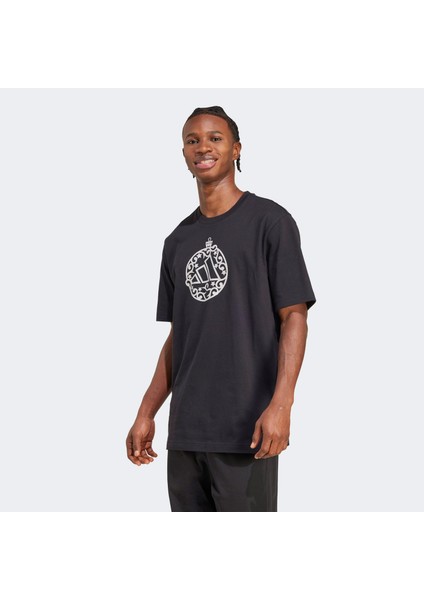 M Hol Met Erkek Siyah T-Shirt.-