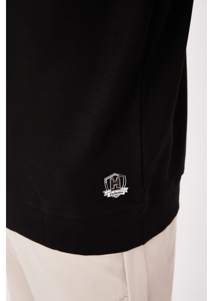 Rahat/normal Kesim Yumuşak Modal Karışımlı Erkek Sweatshirt - R2636 indirimleri