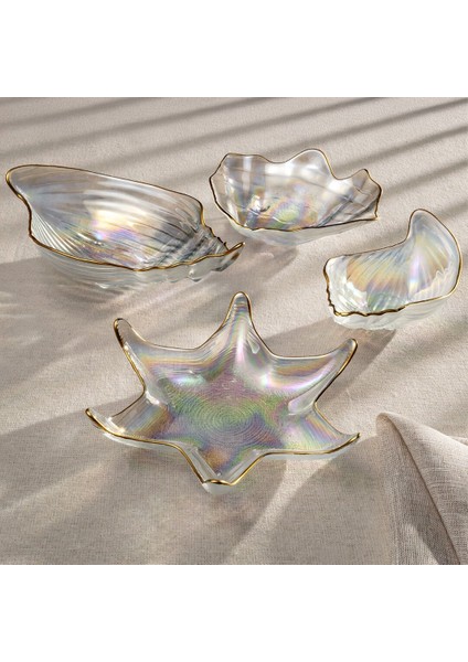 Deniz 4 Parça Cam Sunum Seti fırsatları