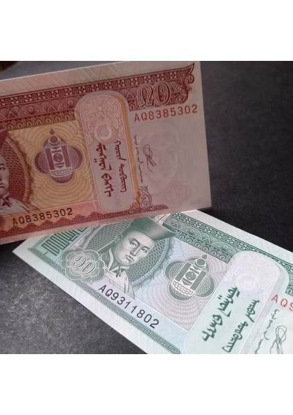 Escoines 3996368F804EF75B5E 2020 Moğolistan 10 / 20 Tugrik takım Çil fırsatları