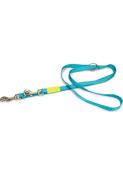 Techmrt Beeztees Köpek Gezdirme Kayışı, Turkuaz, 200CM, 20MM