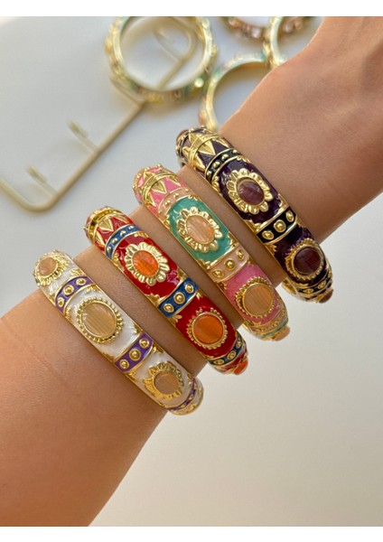 Çelik Mineli Vintage Kalın Kelepçe Bileklik Renk Seçebilirsiniz Tekli Fiyatıdır modelleri