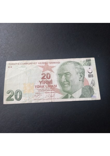 Escoines 3996368F6BF0B64214 9.emisyon 20TÜRK-LIRASI Güzel Numara D204 922229 fiyatları