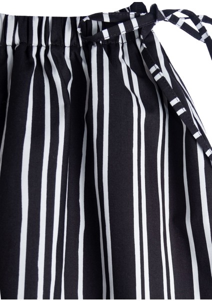 %100 Pamuk Çizgili Yazlık Kız Çocuk Etek modelleri