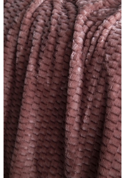 Tek Kişilik Trusty Pembe Jakar Desen Battaniye 160X220 cm fiyatları