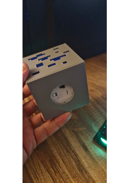 Pilli Işıklı Minecraftt Zümrüt Küp Blok (Yeşil) modelleri