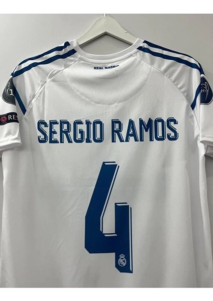 R.madridd 2018 Kiev Şampiyonlar Ligi Finali Sergio Ramos Forması (Kısa-Kol) modelleri